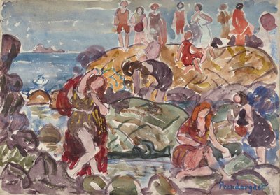 New England Shore by Maurice Brazil Prendergast